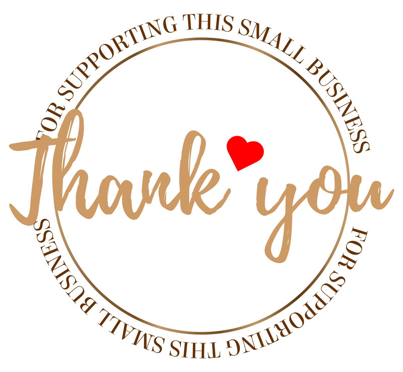 Thank you for supporting our small business!!